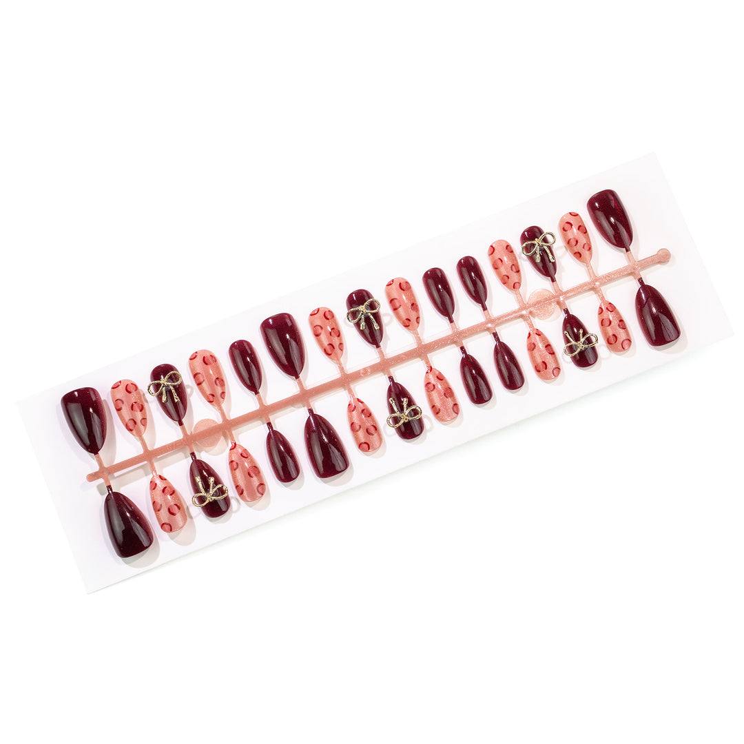 Creative Leopard Print Press-On Nail Art Set