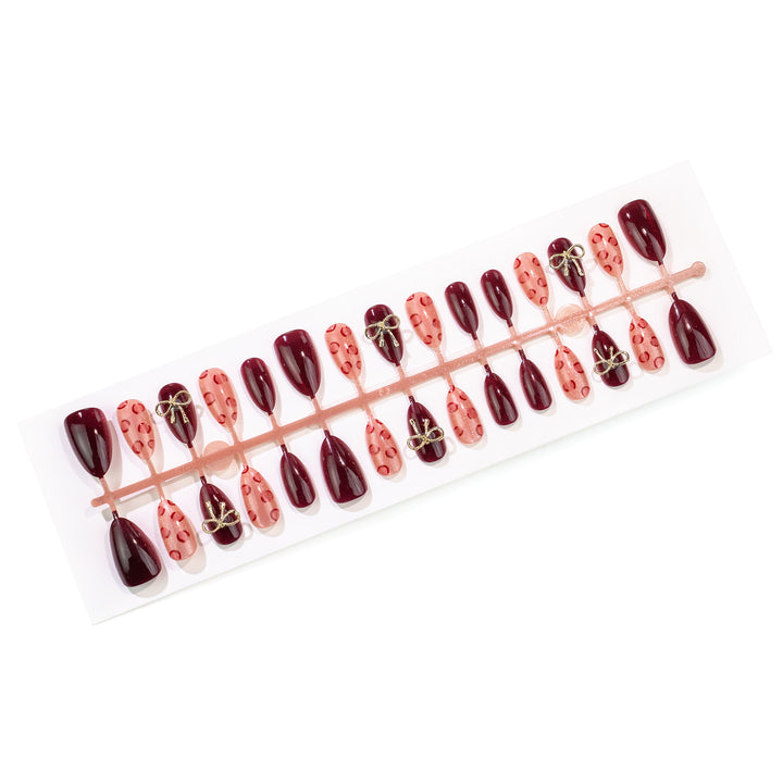 Creative Leopard Print Press-On Nail Art Set
