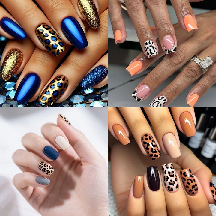 Artistic Animal Print Nail Art Set Kalsten