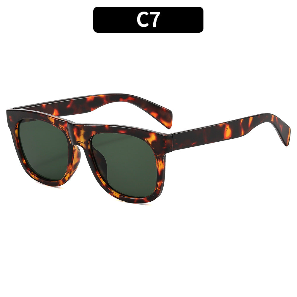 Stylish Rectangular Frame Sunglasses