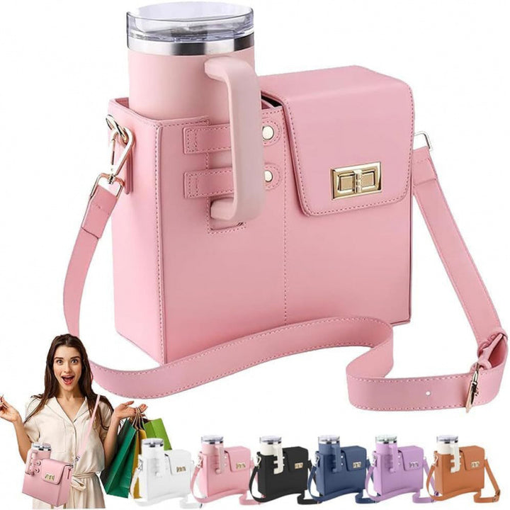 Insulated Beverage Holder Satchel