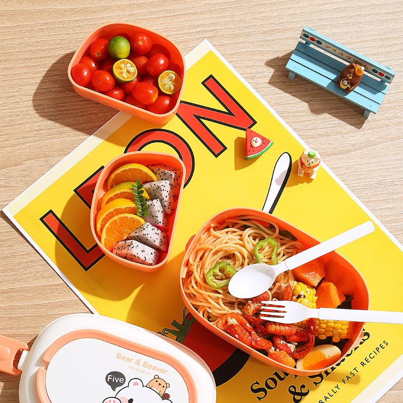 Fun-Themed Bear Bento Lunch Box