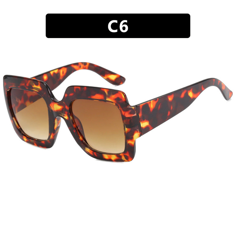 Women's oversized sunglasses with square frames and UV protection Kalsten