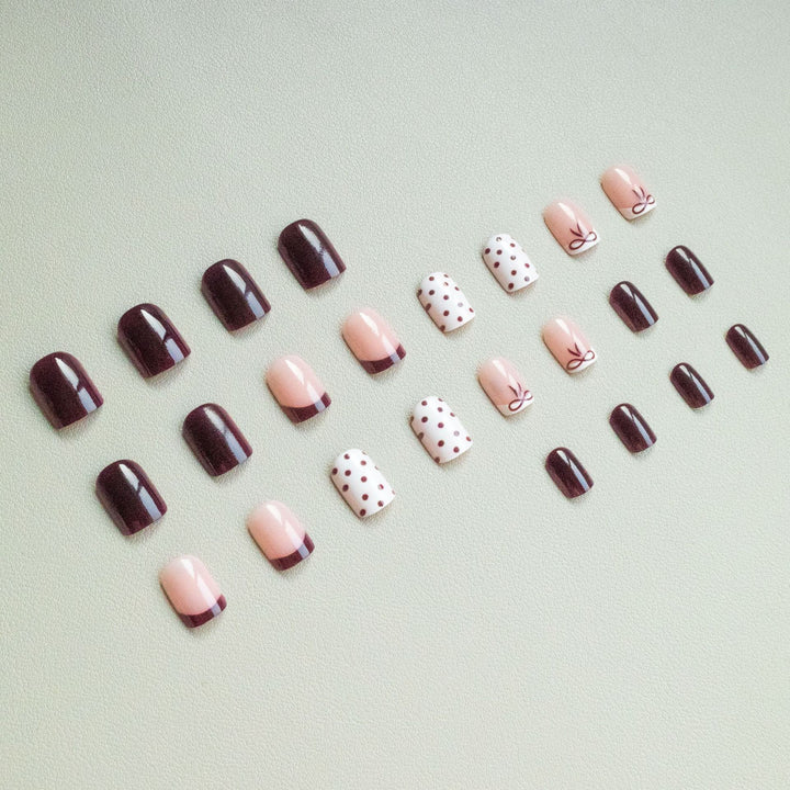 Elegant Abstract Nail Art Design