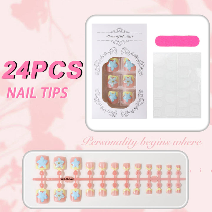 Decorative Press-On Nail Art Tips Kalsten