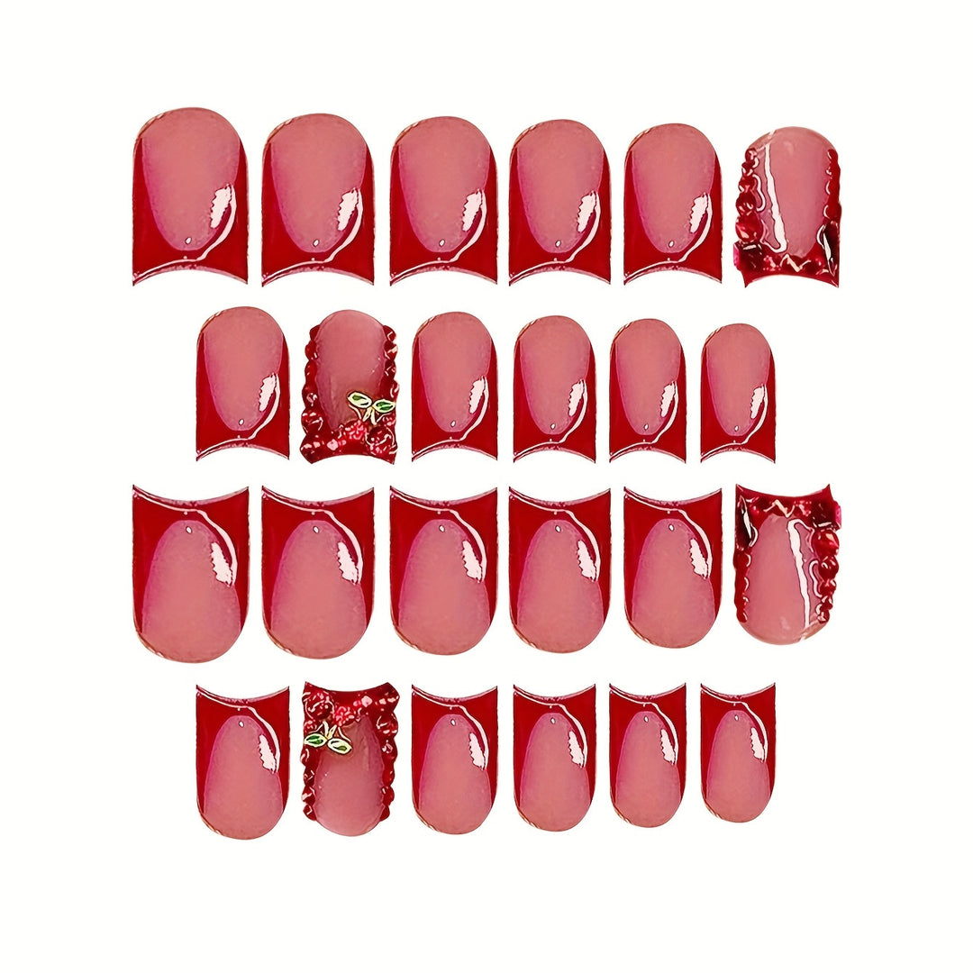 Ornate Floral Press-On Nail Extensions Kalsten