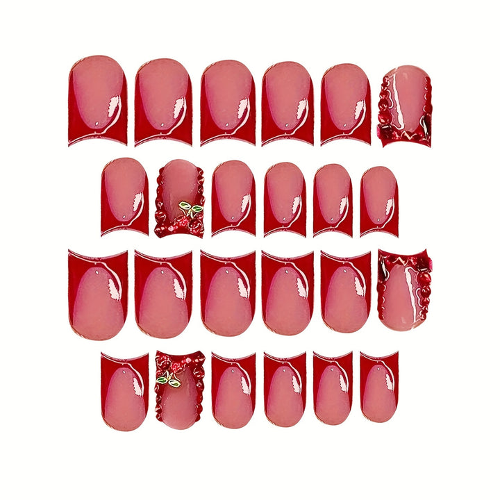 Ornate Floral Press-On Nail Extensions Kalsten