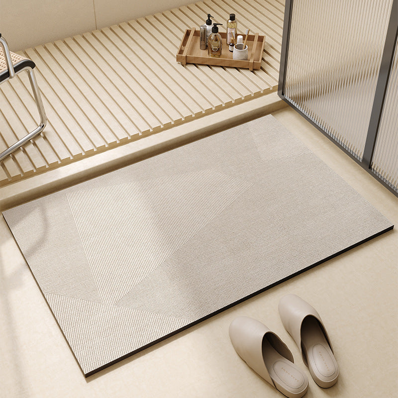 Modern Geometric Bath Mat Kalsten