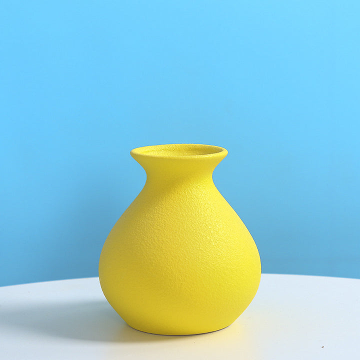 Modern Textured Decorative Ceramic Vase Kalsten