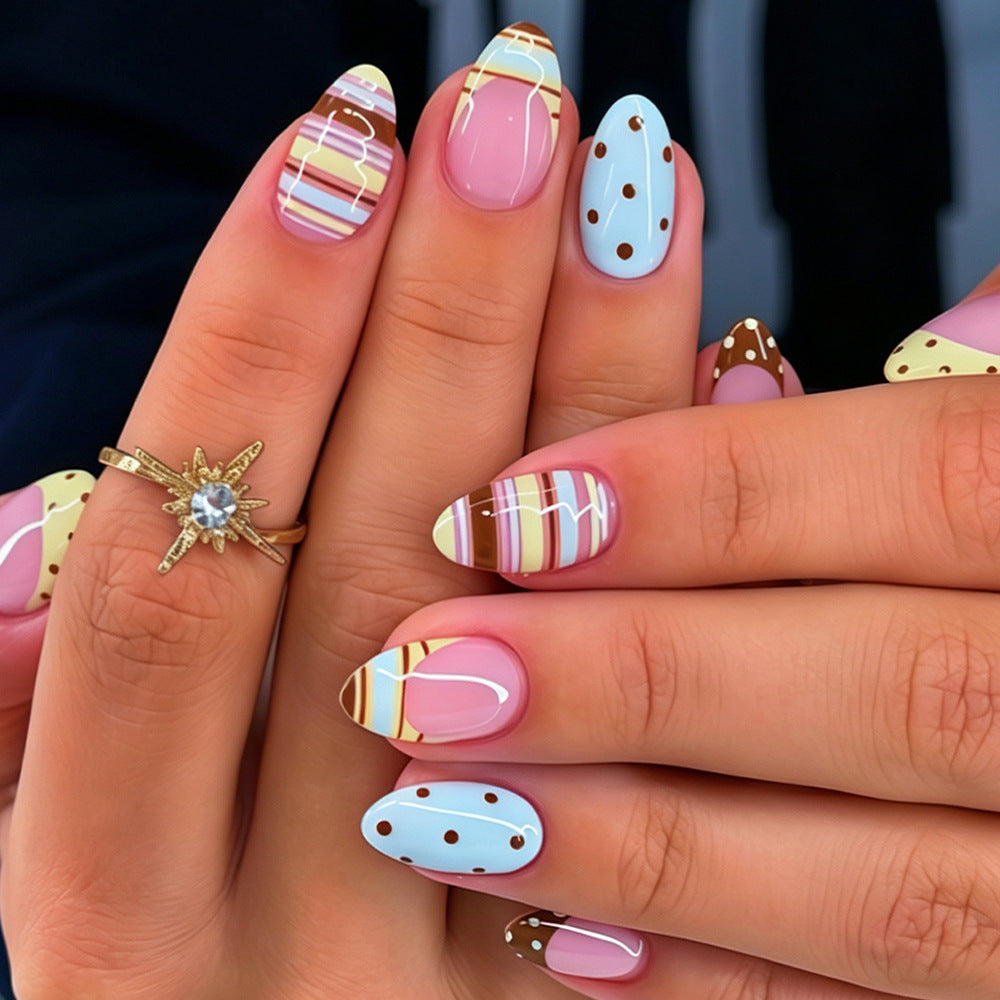 Artistic Stiletto Nail Design Kalsten