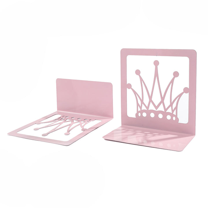 Crown-Themed Decorative Bookends