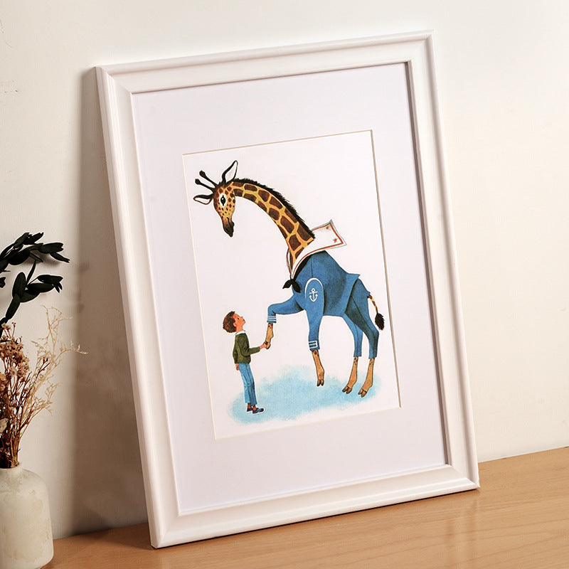 Artistic Framed Ice Skating Print for Home