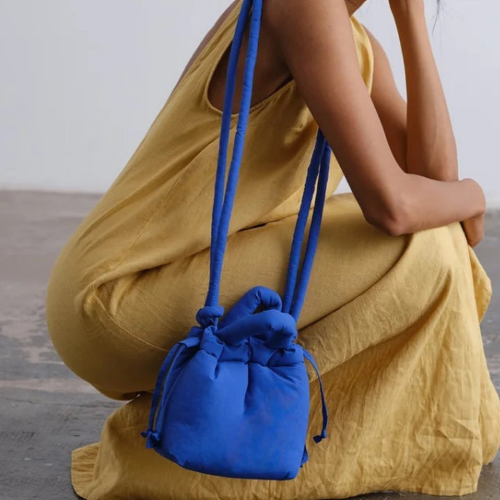 Fashion-Forward Padded Shoulder Bag