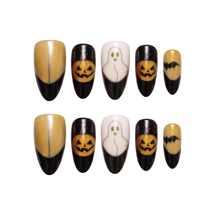 Halloween-Themed Press-On Nail Art Set