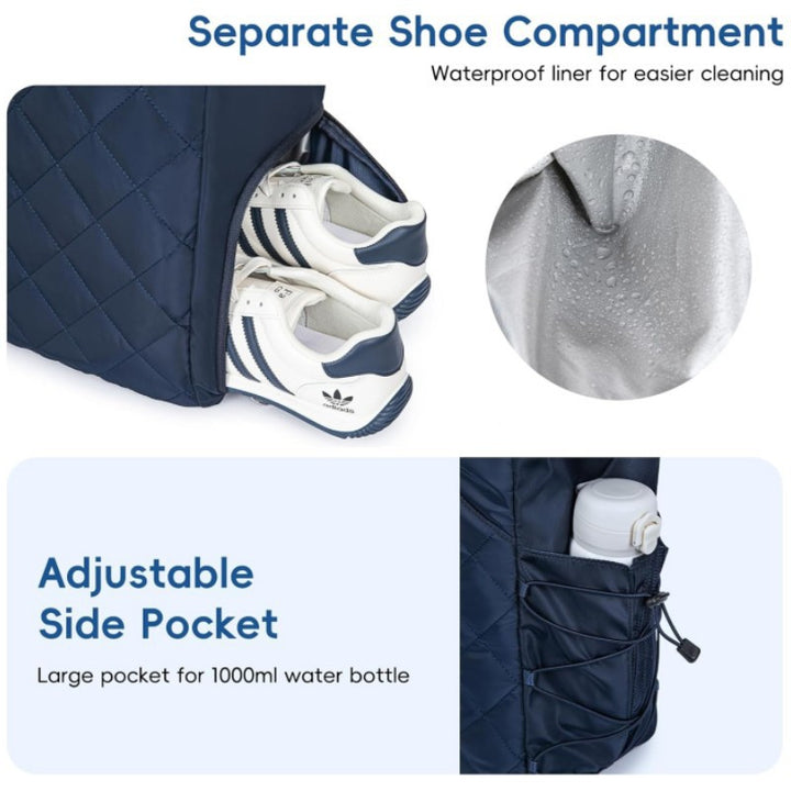 Quilted Tennis Gear Tote Kalsten