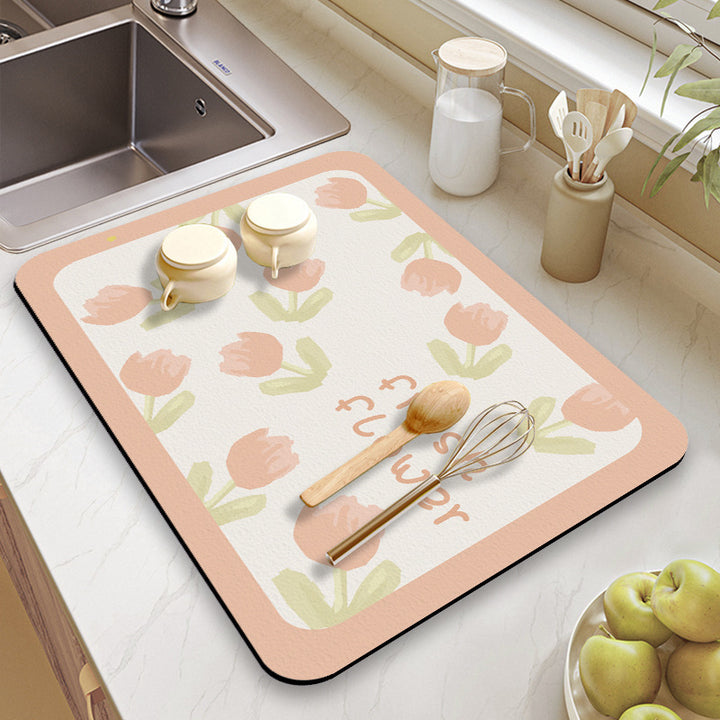 Decorative Kitchen Counter Mat