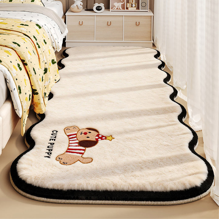 Plush Cartoon-Themed Area Rug