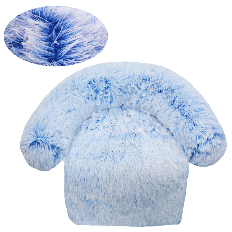 Fluffy Round  Sofa  Dog Bed
