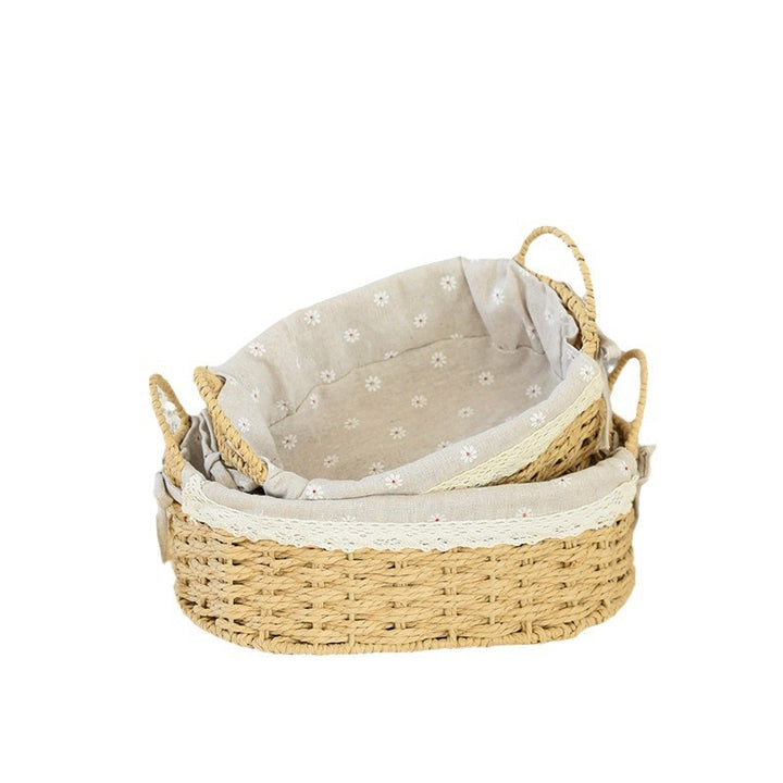 Rectangular Woven Storage Baskets Kalsten