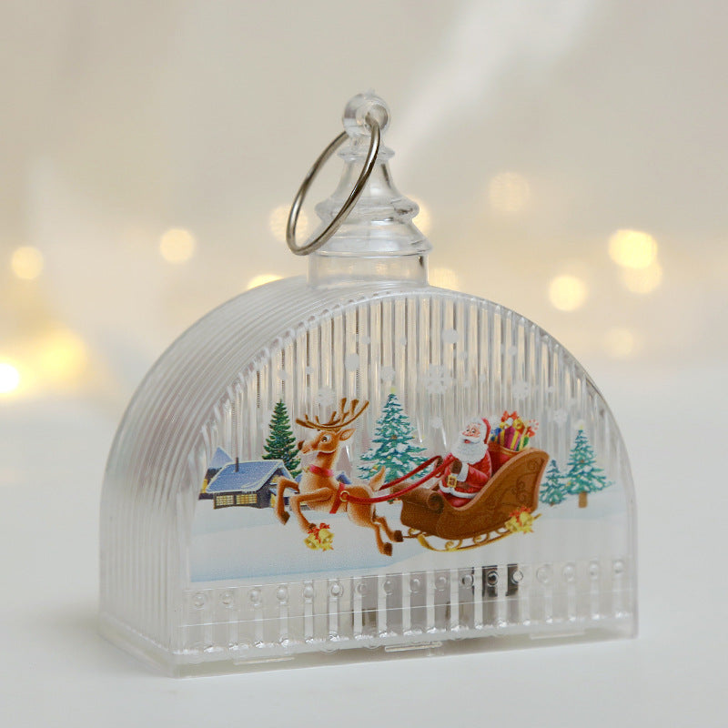 Scent dispenser with winter motif