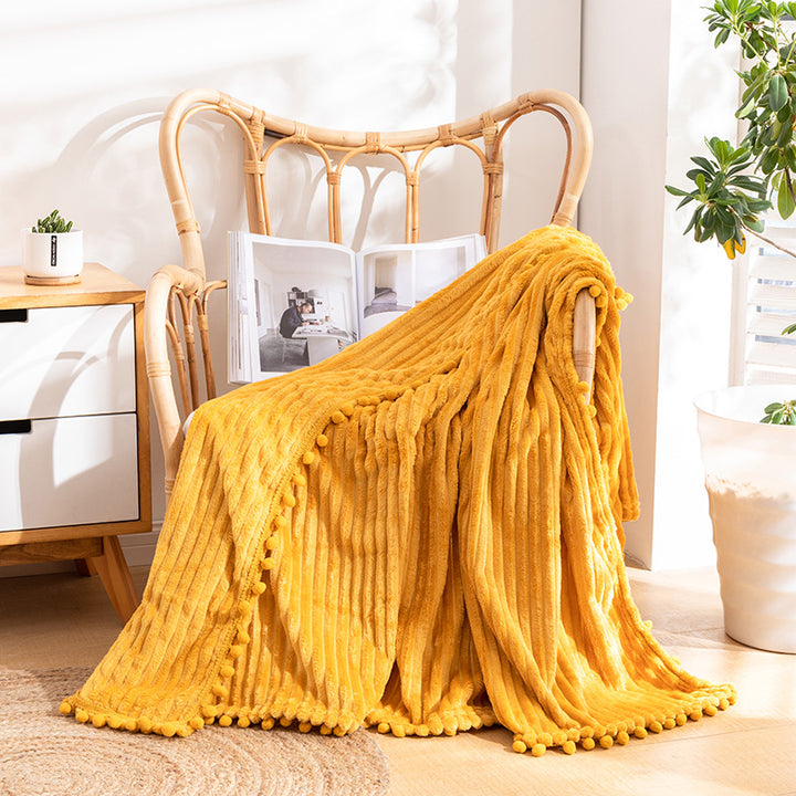 Cozy Textured Throw Blanket