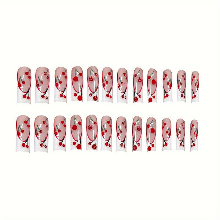 Cherry Blossom Themed Press-On Nails Kalsten