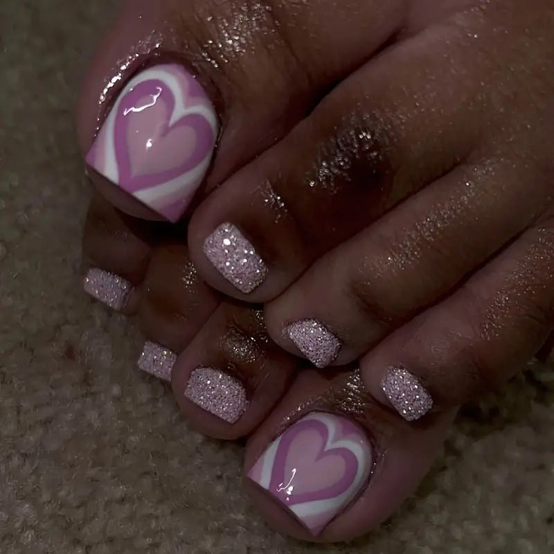 Rhinestone-Embellished Pedicure Kalsten