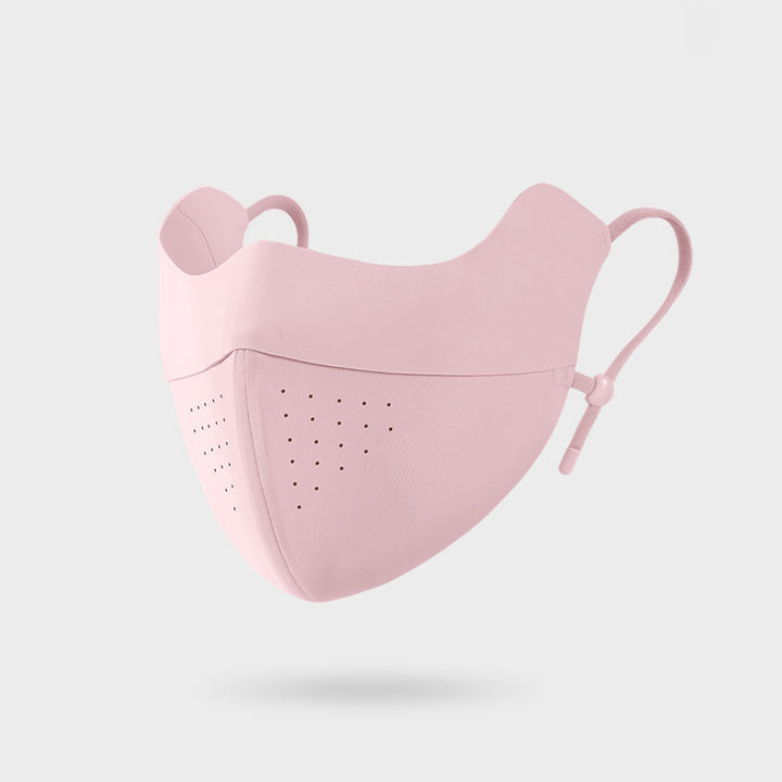 Contoured Multi-Layer Breathable Perforated Reusable Face Mask with Adjustable Toggle Earloops Kalsten