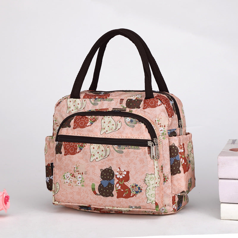 Cute Cat Print Handbag Kalsten