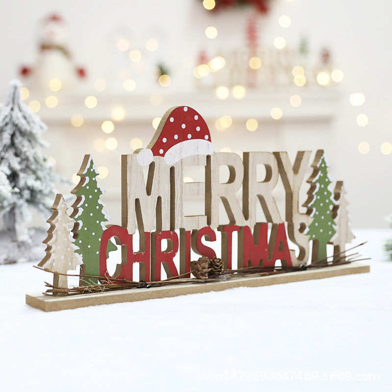 Wooden Christmas Decorative Sign