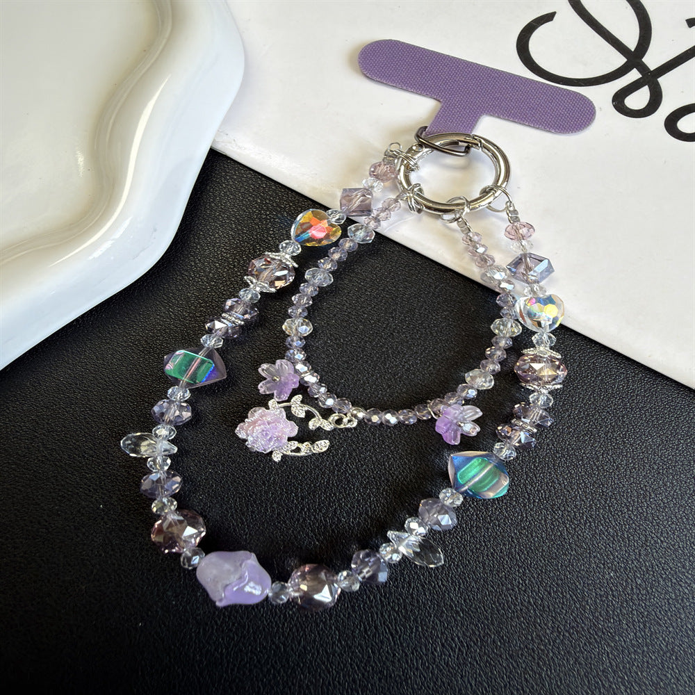 Decorative Crystal Charm Keychain Kalsten