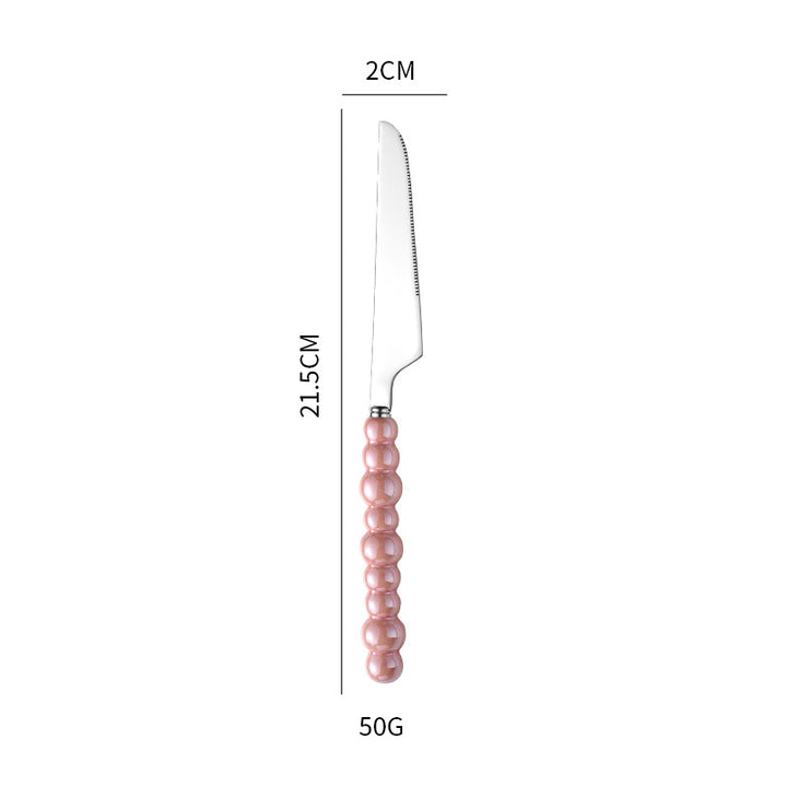 Elegant finger food fork with non-slip handle Kalsten