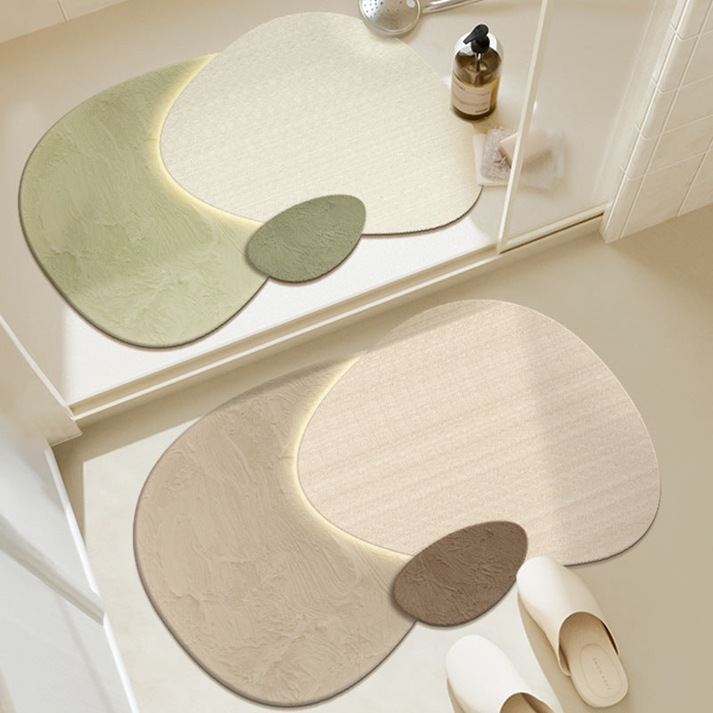 Floral-Inspired Decorative Bath Mat Kalsten