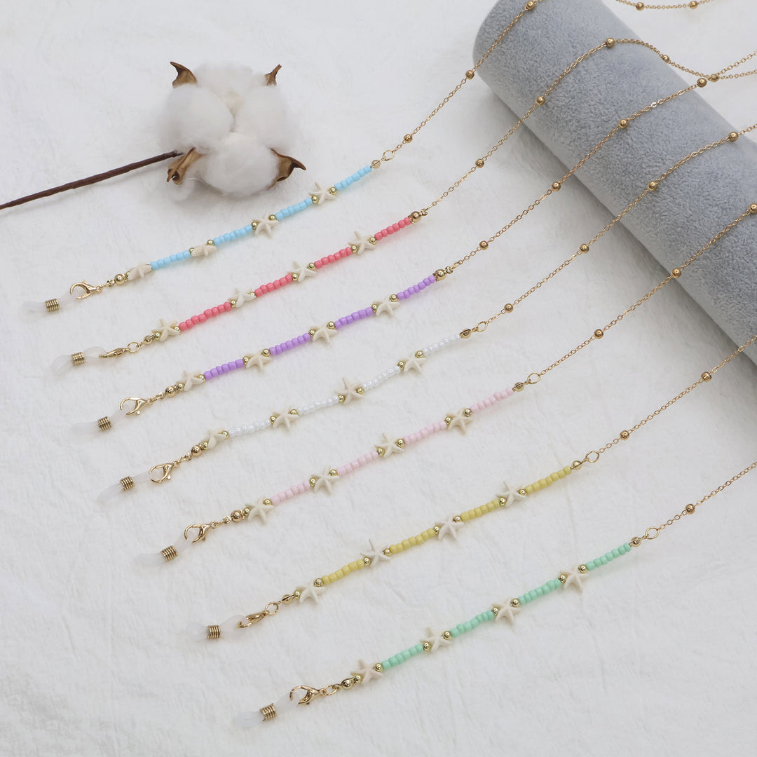Beach-Inspired Beaded Eyewear Chain Kalsten