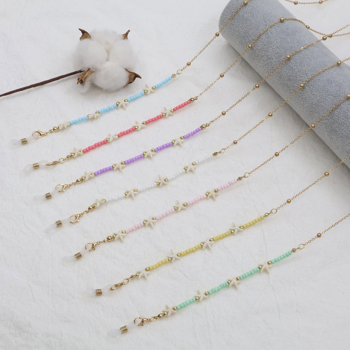 Beach-Inspired Beaded Eyewear Chain Kalsten