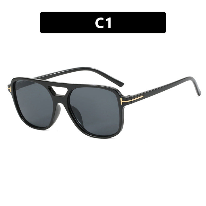 Women trendy square sunglasses with detailed frame Kalsten