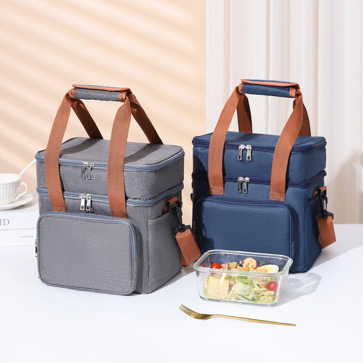 Insulated Multi-Compartment Food Cooler Tote Kalsten