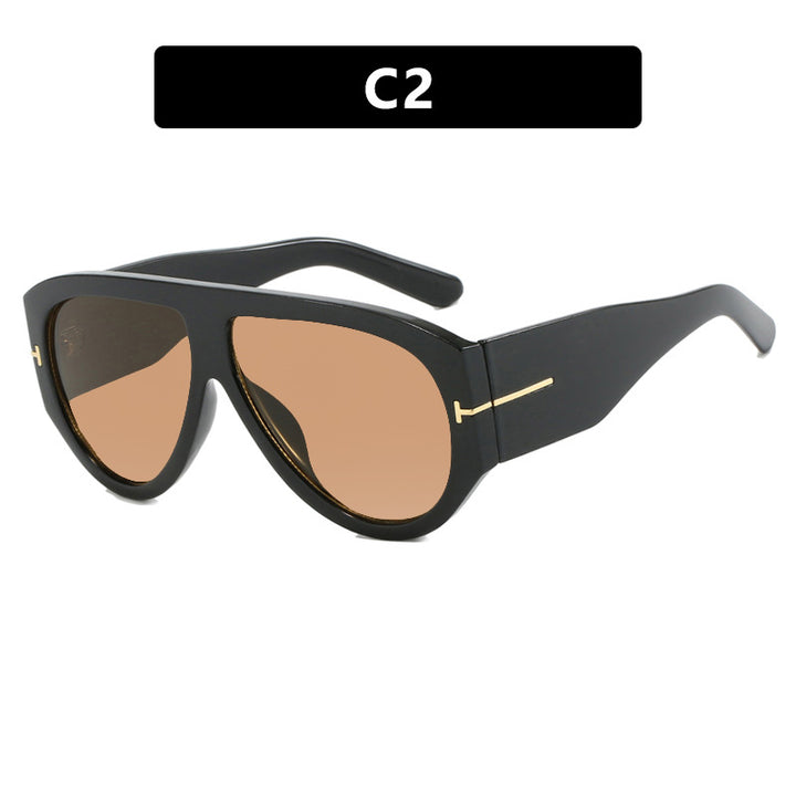 Women's Geometric Sunglasses with Modern Frame and Polarized Lenses Kalsten