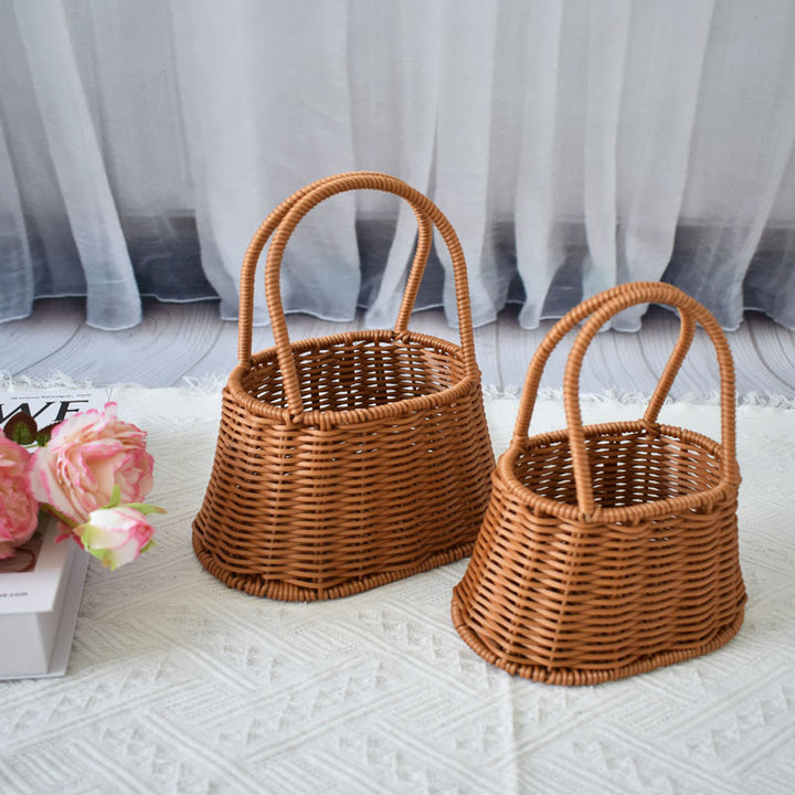 Handcrafted Natural Woven Storage Baskets Kalsten