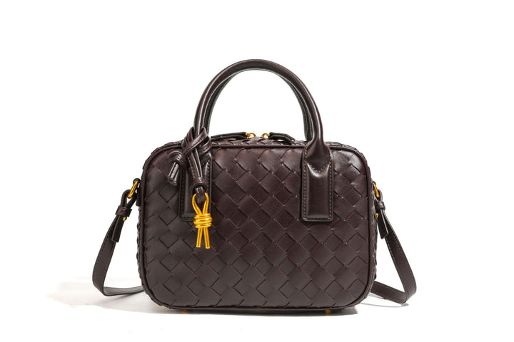 Textured Leather Boutique Handbag Kalsten
