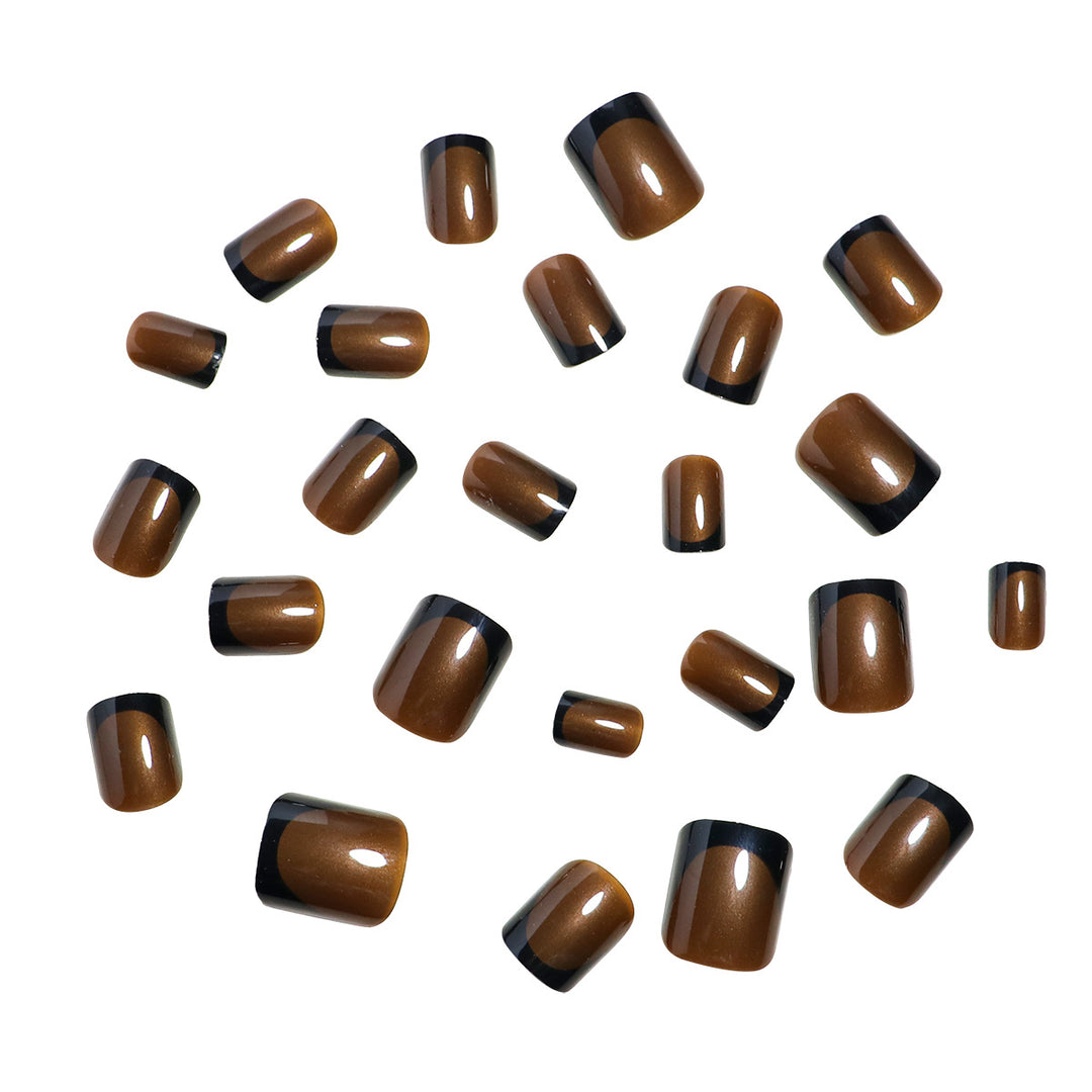 Elegant French Tip Press-On Nails Kalsten