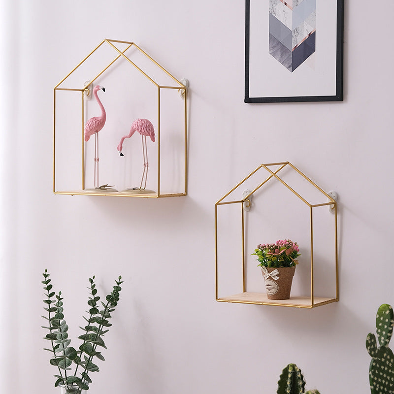 Modern Geometric Wall Shelf