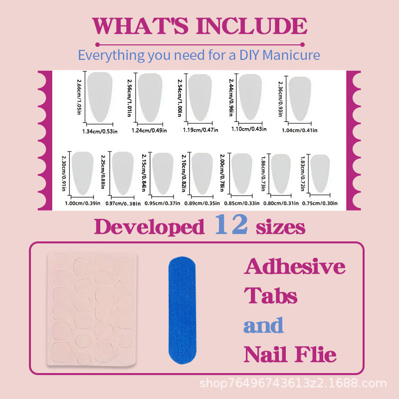 Acrylic Nail Set with Elegant Bows and Glamorous Accent Kalsten