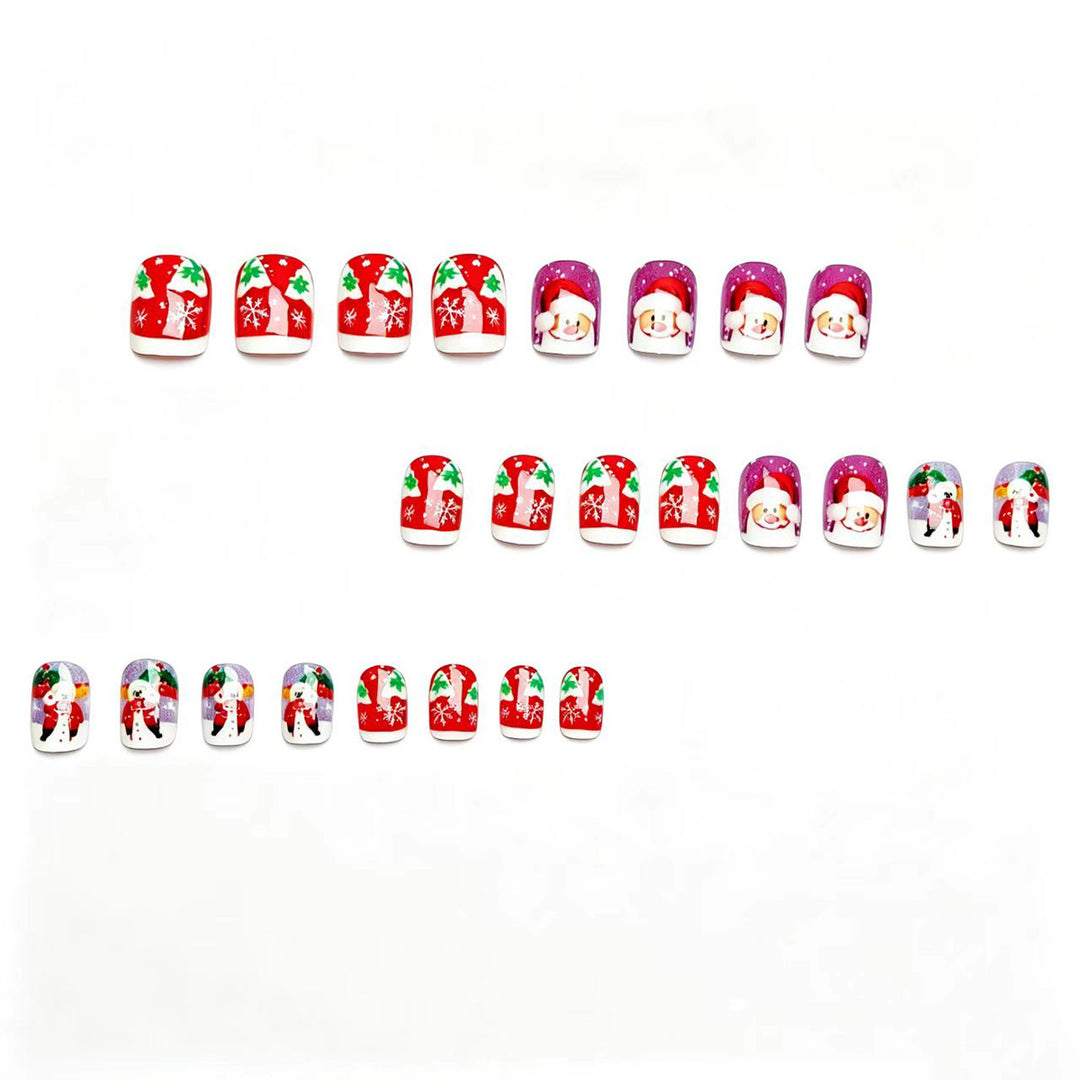 Festive Character-Themed Nail Art Kalsten
