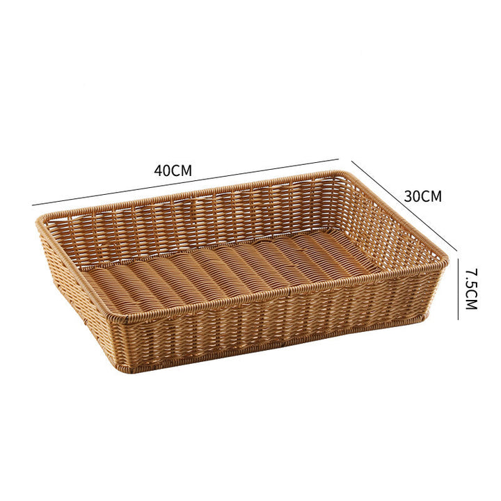 Handwoven Rectangular Storage Tray Kalsten
