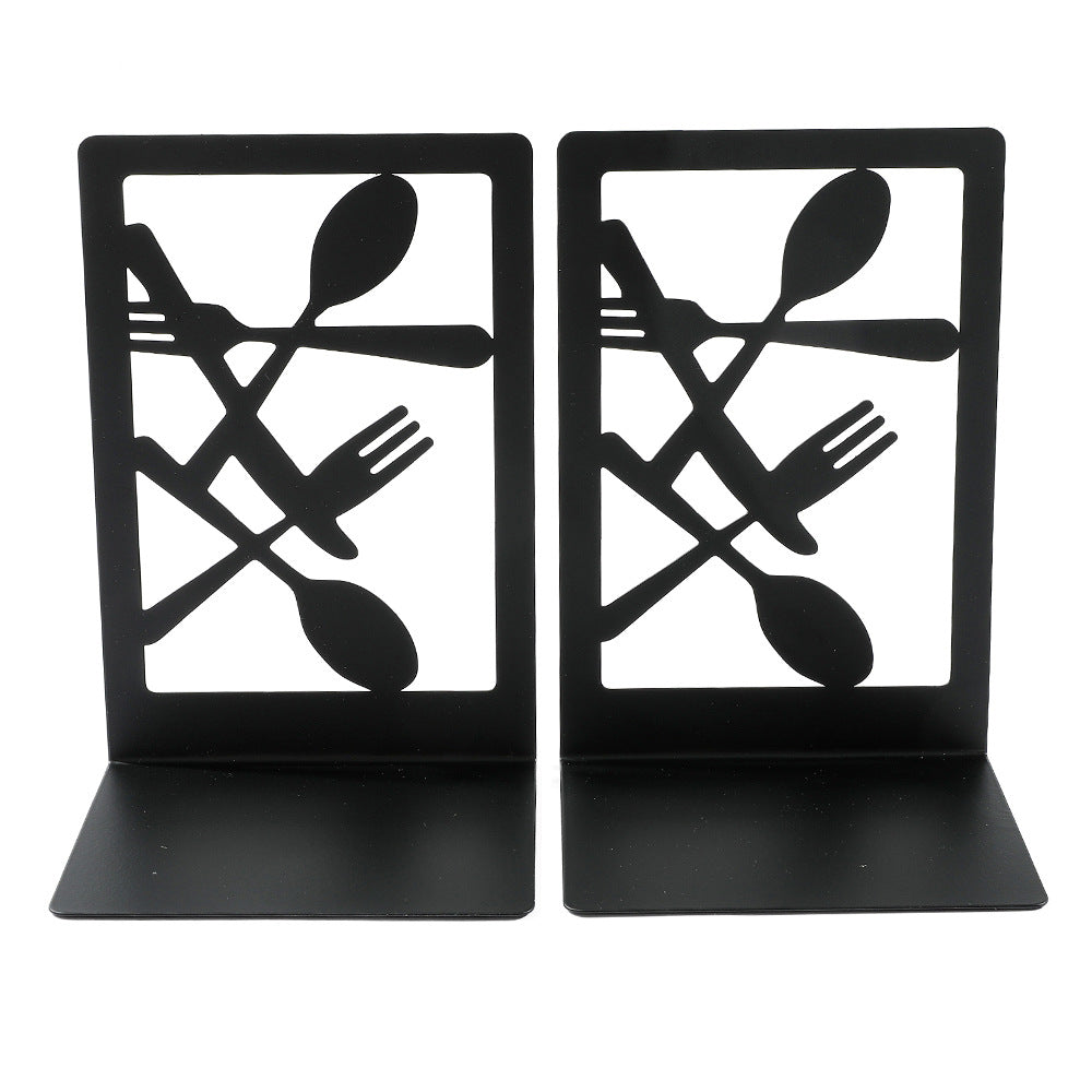 Decorative Cutlery-Themed Bookends