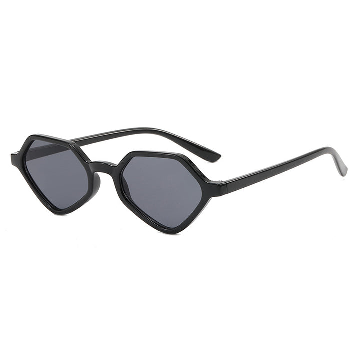Women's Geometric Design Sunglasses with Mirrored Lenses Kalsten