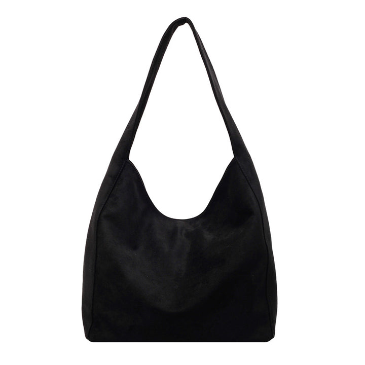Soft Suede Hobo Tote Bag