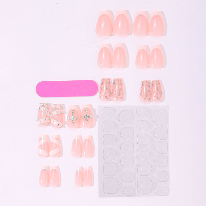 Elegant Nail Art with Glitter Design Kalsten