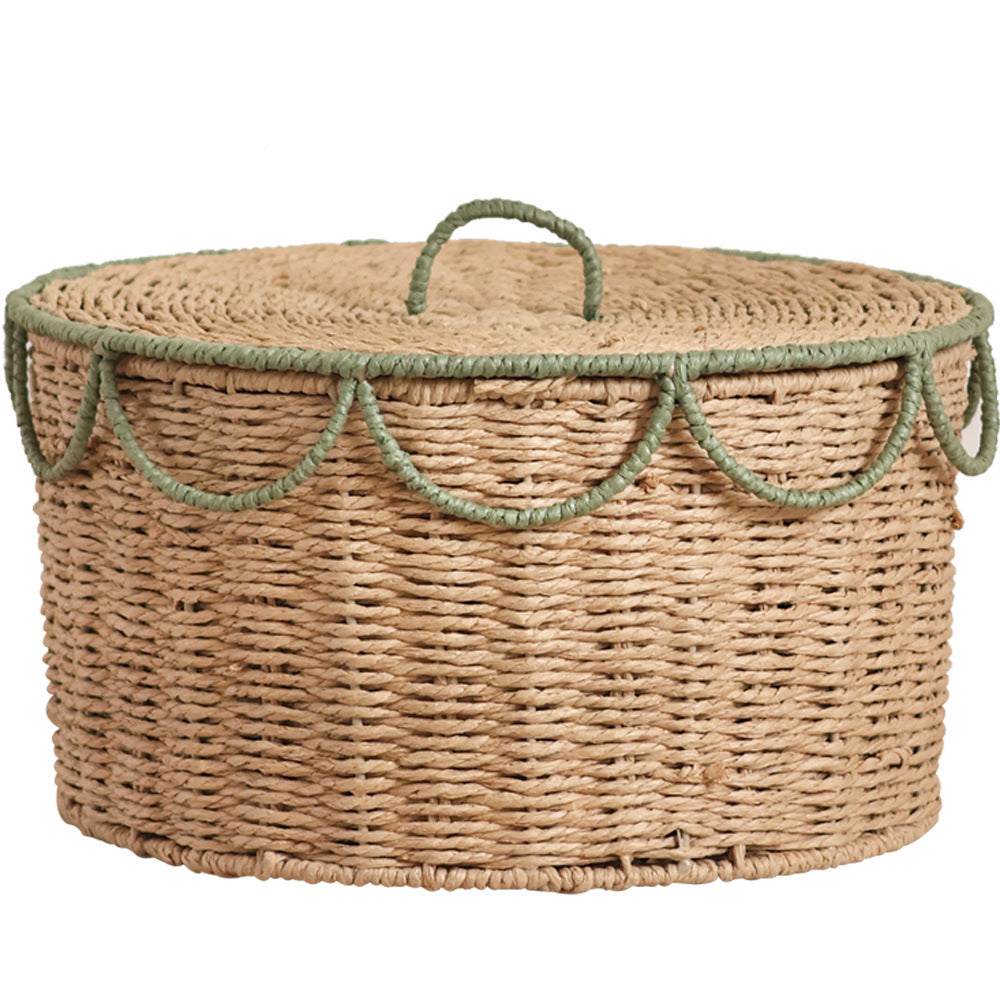 Storage basket with lid and handles Kalsten